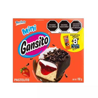 Mini Gansito 8 Pzs. 192 Gr.