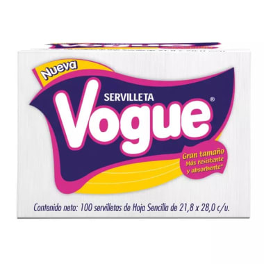 Servilletas Vogue 100H