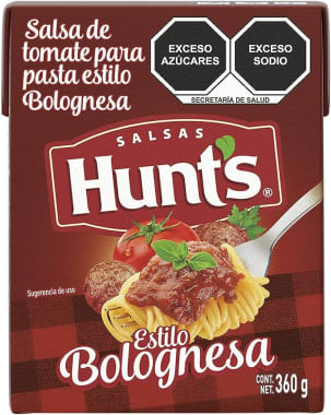 Salsa Hunts Para Pasta Bolognesa 360 Gr