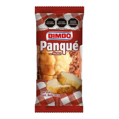 Panque Bimbo Nuez 280Gr