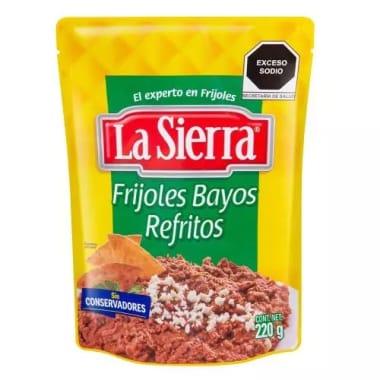 Frijoles La Sierra Refritos Bayos 220 Gr Pouch