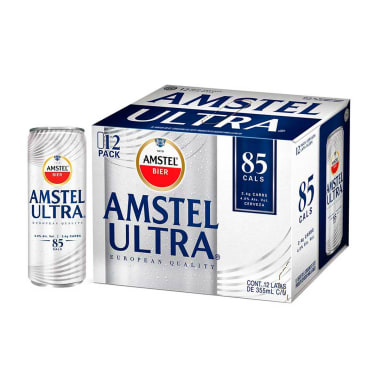 Cerveza Amstel Ultra 12 Pack Botella 355Ml