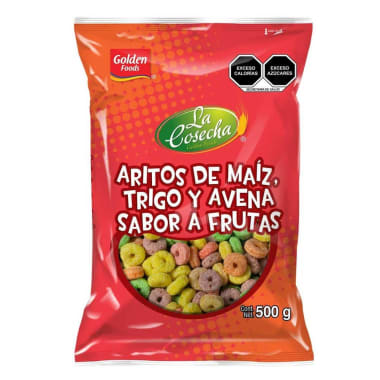 Cereal Golden Aritos Fruta 500 Gr Bolsa