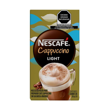 Nescafe Cappucino Light 20 Gr 6 Pzas Todas