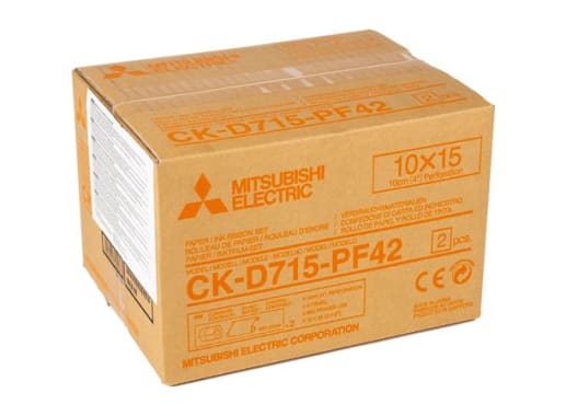 CAJA PAPEL PERFORADO Y CINTA MITSUBISHI IMP. D90DW-P