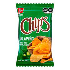 Papas Chip´S Jalapeño 240G