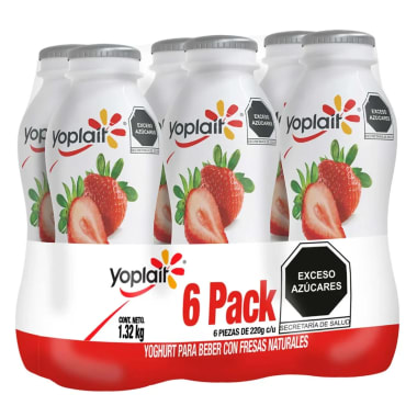 Yoghurt Fresa 6Pack Yoplait 220Grs