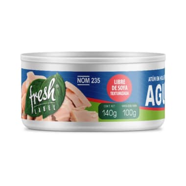 Atun Fresh Label En Agua Std 140 Gr Todas