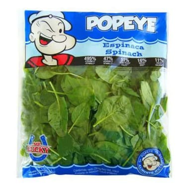 Espinacas Popeye Mr Lucky 284 Grs