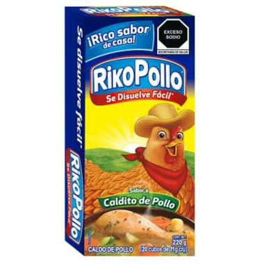 Consome Rikopollo 20 Cubos