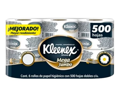 Higienico Kleenex 500 Hd 6 R. Todas