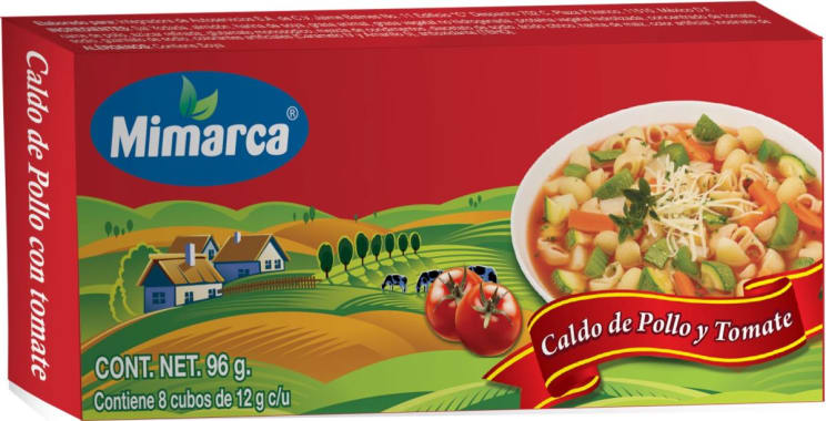 Consome Mimarca Pollo C/Tomate 8 Cubos