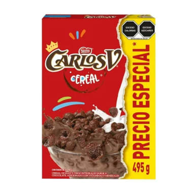 Cereal Carlos V 495 Gr Nestle Todas