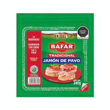 Jamon De Pavo Bafar 340Gr