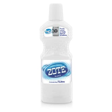 Jabon Zote Liquido Blanco 1 Lt