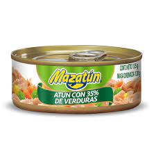 Atun Mazatun Ensalada Con Verduras 135 Gr Lata