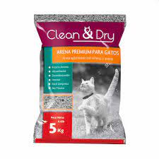 Arena Para Gato Clean&Dry Con Aroma 3 Kg Todas