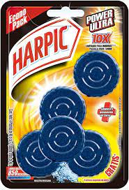 Pastilla Acuatica Harpic Azul 5 Pzas 45 Gr