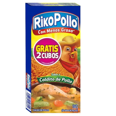 Consome Rikopollo 10 Cubos + 2 Cubos Gratis Todas