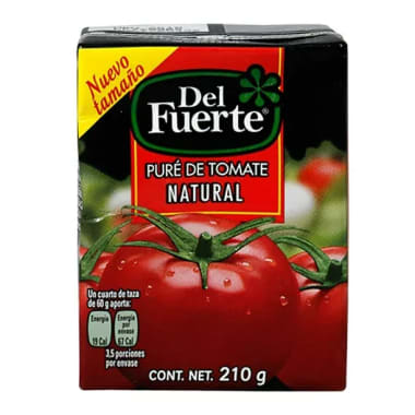 Pure De Tomate Del Fuerte Natural 210 Gr