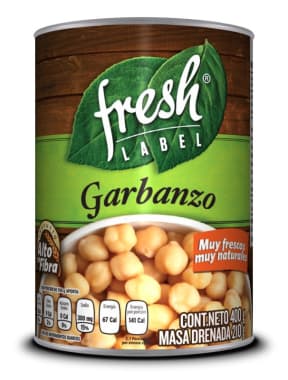 Garbanzo Fresh Label 400 Gr