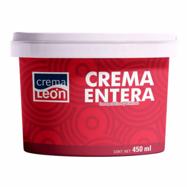 Crema Past. Acidificada Leon 450Ml