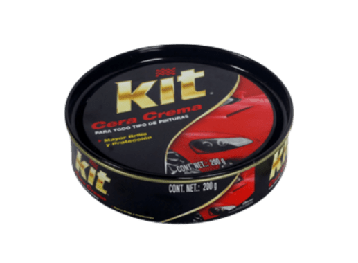 Kit Cera Crema 200gr para autos