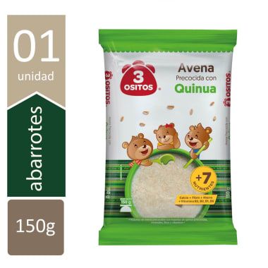 QUINUA AVENA 3 OSITOS 150GR