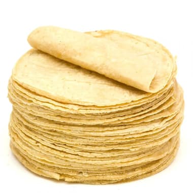 Paquete Tortilla Taquera Amarilla Emplayada C/40 Piezas.