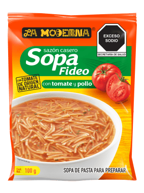 Sopa En Sobre Fideo La Moderna 100 Grs