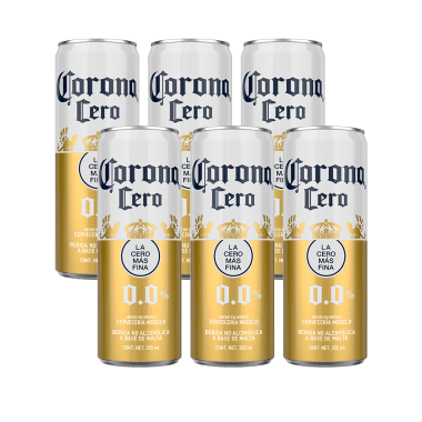 Corona Cero Tall Can Bote 355 Ml. 6 Pack