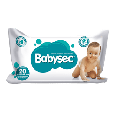 Toalla Humeda Babysec Unica C/20 Pzas