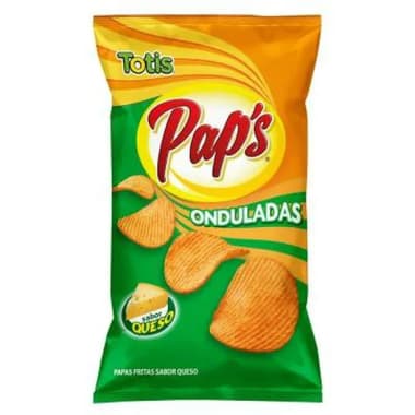 Totis Paps Onduladas C/ Queso 170 G