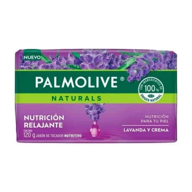 Jabon Palmolive Naturals Lavanda Y Crema 120 Grs