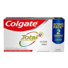 Pasta Dental Colgate Total Clean Mint C/2 Pzas 100 Ml