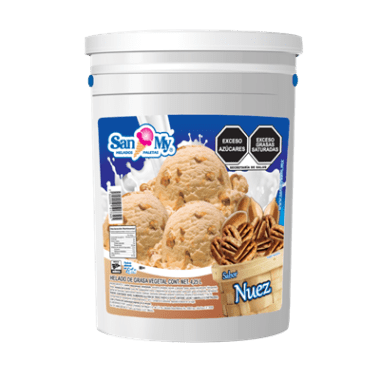 Helado De Crema Sabor Nuez Sanmy 4.25 Lt