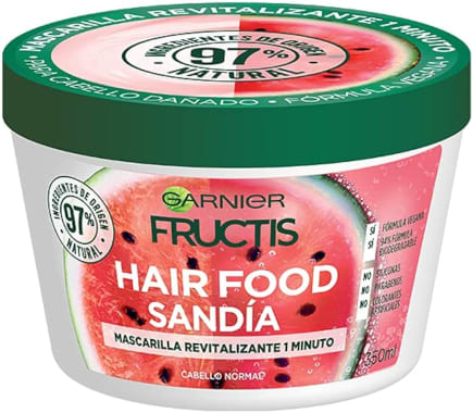 Tarro Fructis Hair Food Sandia 350 Ml