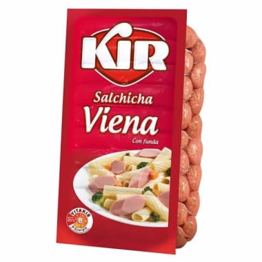 Salchicha Tipo Viena Kir C/ Funda A Granel