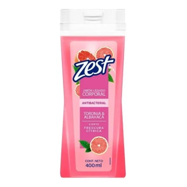 Body Wash Zest Toronja Y Albahaca 400Ml