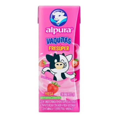 Leche Saborizada Alpura Fresa 200 Ml