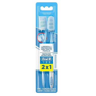 Cep. Dental Adulto Oral-B 123 2Pza