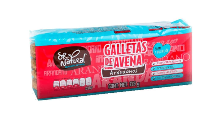 Galletas Sr Natural Arandanos 225 Gr