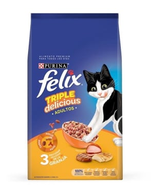 Alimento Felix Triple Delicious 1.5 Kg