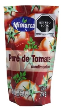 Pure De Tomate Mimarca Condimentado 210 Gr Pouch