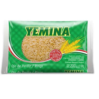 Pasta P/Sopa Yemina Ojo De Perdiz 200 Gms