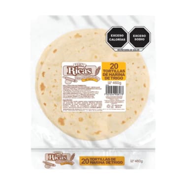 Tortilla Trigo Tortirica 20 Pzas. 460 Grs.