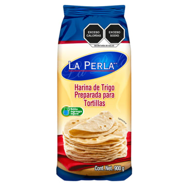 Harina Preparada Para Tortillas La Perla 900 Gr Todas