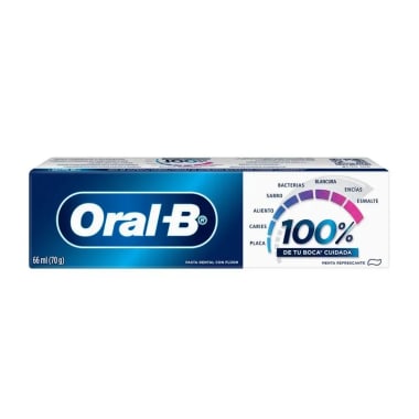 Pasta Dental Oral B 100% 66Ml