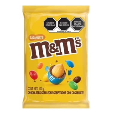 Chocolate M&Ms Peanut Mega Bag Cs 1/12/120G