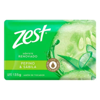 Jabon Zest Pepino 135G